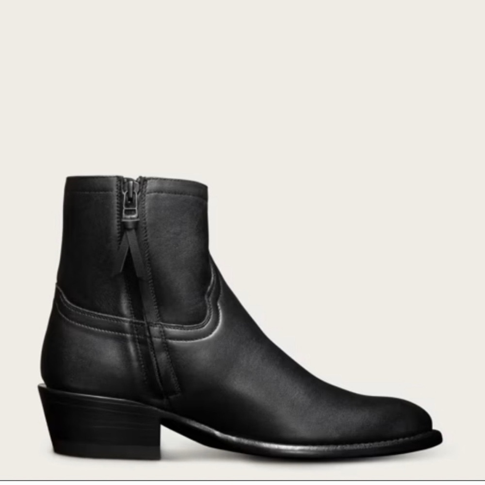 Tecovas The Jenny Black Leather Women’s Western Boots Cowboy Boots Chelsea Boots